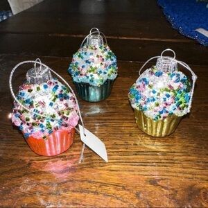 Colorful Cupcake Ornaments